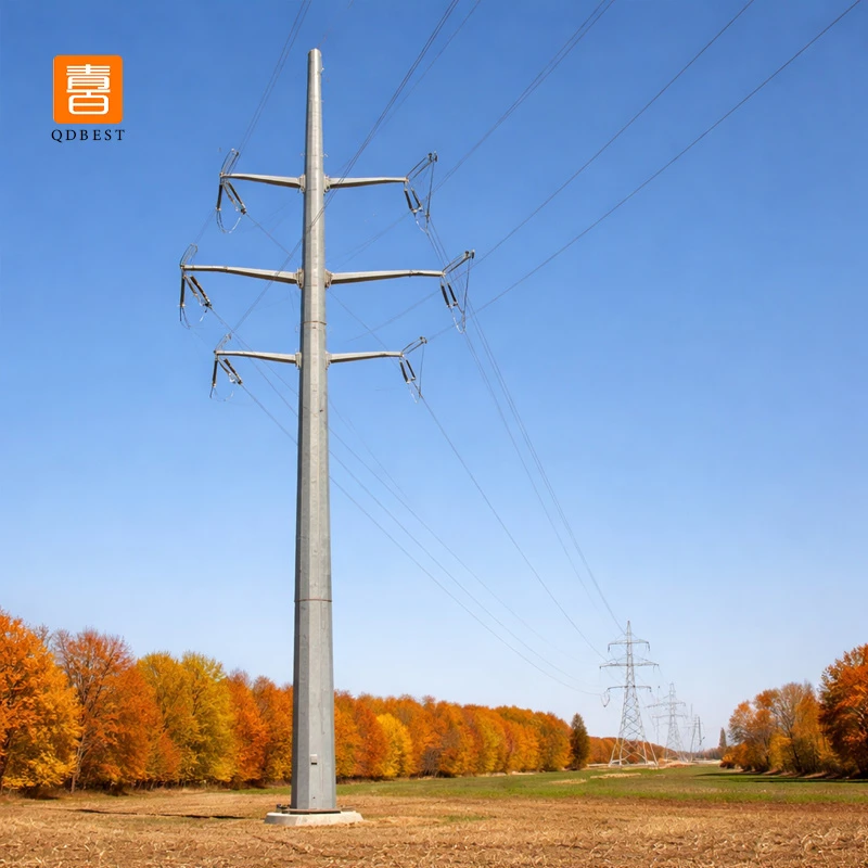 Transmission Tower Pole Outdoor Monopole Tower
